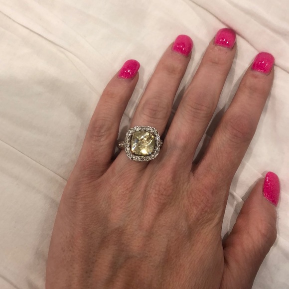 Jewelry Fake Yellow Diamond Engagement Ring Poshmark